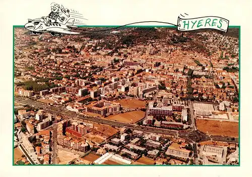 AK / Ansichtskarte  Hyeres-les-Palmiers_83_Var Vue aerienne 