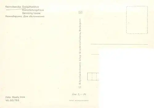 AK / Ansichtskarte  Kazincbarcika_HU Szolgaltatohaz Dienstleistungshaus 