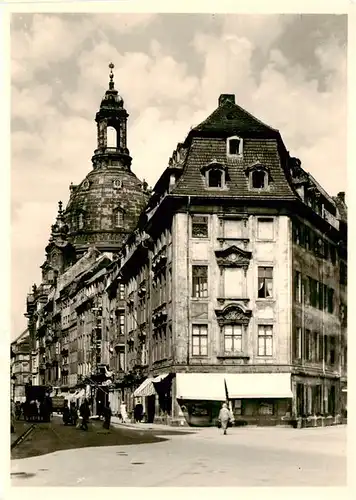 AK / Ansichtskarte  Dresden_Elbe Frauenkirche vor der Zerstoerung 