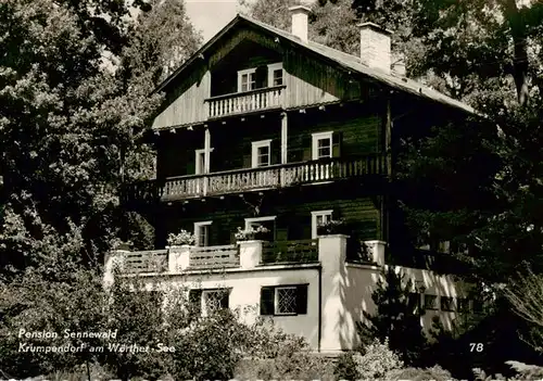 AK / Ansichtskarte  Krumpendorf_Woerthersee_AT Pension Sennewald 