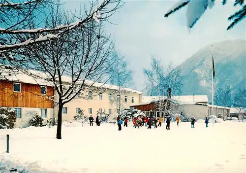 AK / Ansichtskarte  Burgrain_Garmisch-Partenkirchen Herbergseltern Schuhmann Deutsche Jugendherberge Burgrain