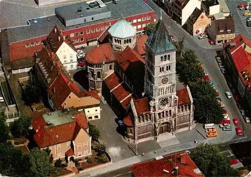 AK / Ansichtskarte 73882886 Schweinfurt Kath Pfarrkirche Heilig Geist Fliegeraufnahme Schweinfurt