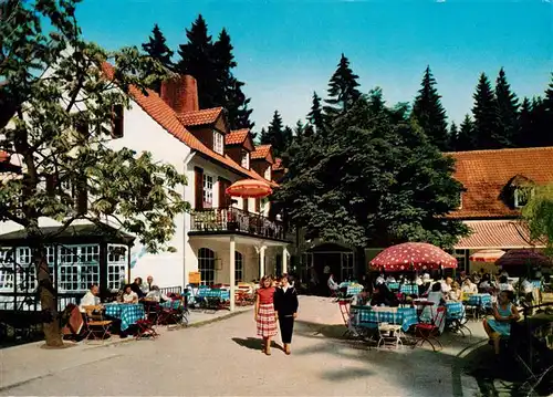 AK / Ansichtskarte  Leopoldstal_Lippe Waldhotel Pension Silbermuehle Leopoldstal_Lippe