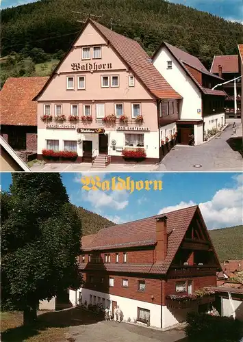 AK / Ansichtskarte  Calmbach_Enz Gasthof Pension Waldhorn mit Gaestehaus Calmbach Enz