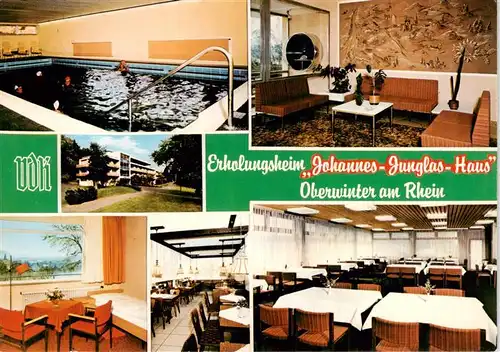 AK / Ansichtskarte 73882943 Oberwinter_Rhein_Remagen VdK Erholungsheim Johannes Junglas Haus Gastraeume Hallenbad 