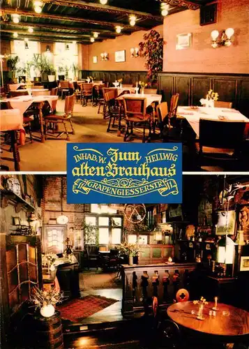 AK / Ansichtskarte 73882963 Lueneburg Restaurant Zum alten Brauhaus Gastraeume Lueneburg