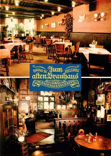 AK / Ansichtskarte  Lueneburg Restaurant Zum alten Brauhaus Gastraeume Lueneburg