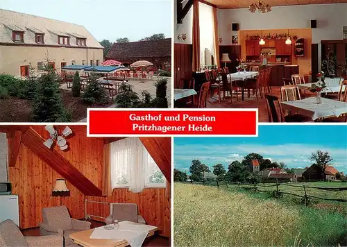 AK / Ansichtskarte  Pritzhagen Gasthof Pension Pritzhagener Heide Gastraeume Zimmer Panorama Pritzhagen