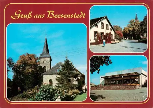 AK / Ansichtskarte 73883019 Beesenstedt Kirche Dorfstrasse Gasthaus Beesenstedt