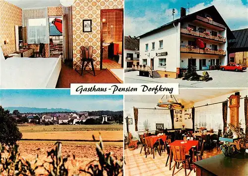 AK / Ansichtskarte  Maitzborn Gasthaus Pension Dorfkrug Gaststube Zimmer Panorama Maitzborn