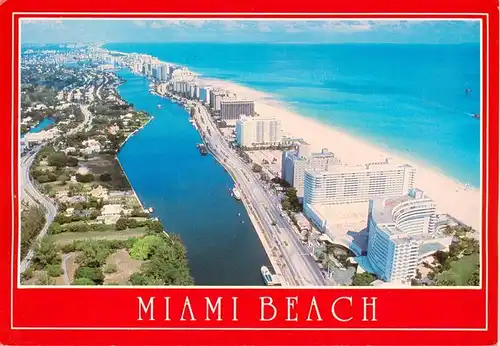 AK / Ansichtskarte 73883033 Miami_Beach Fliegeraufnahme 