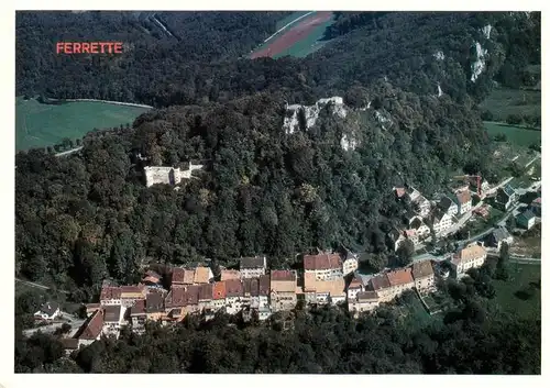 AK / Ansichtskarte  Ferrette_Haut-Rhin Vue aérienne Ferrette Haut-Rhin