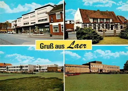 AK / Ansichtskarte  Laer_Bad Kaufhaus Gaststaette Schule Laer_Bad