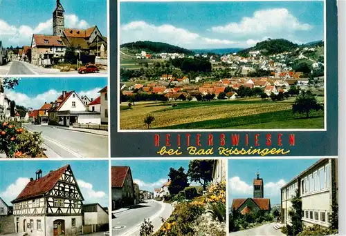 AK / Ansichtskarte  Bad_Kissingen Ortspartien Panorama Fachwerkhaus Kirche Bad_Kissingen