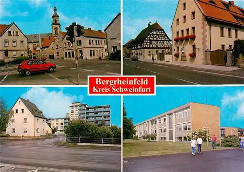AK / Ansichtskarte  Bergrheinfeld Ortspartien Bergrheinfeld