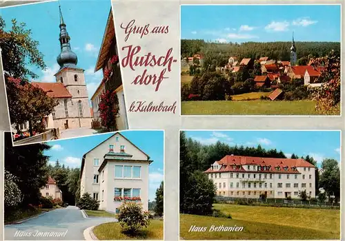 AK / Ansichtskarte  Hutschdorf Kirche Panorama Haus Immanuel Haus Bethanien Hutschdorf