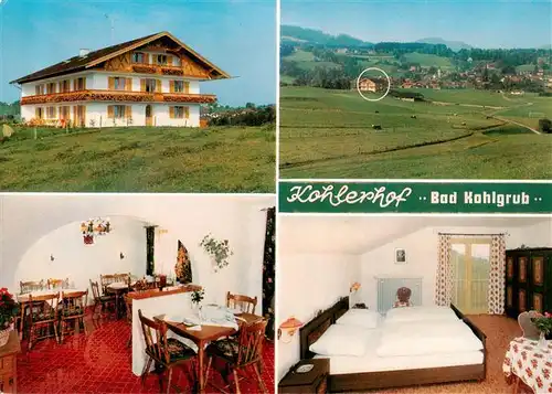 AK / Ansichtskarte 73883151 Bad_Kohlgrub Gaestehaus Kohlerhof Gaststube Zimmer Bad_Kohlgrub