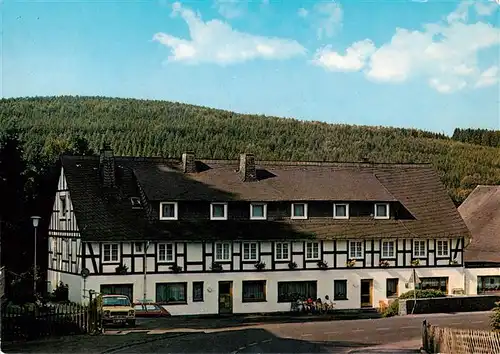 AK / Ansichtskarte  Fredeburg_Schmallenberg Bauernhof Pension Schmidt Muehlen Fredeburg_Schmallenberg