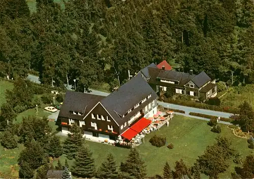 AK / Ansichtskarte  Schmallenberg Gasthaus Troester Jagdhaus Fliegeraufnahme Schmallenberg