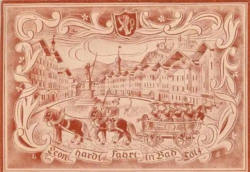 AK / Ansichtskarte  Bad_Toelz Leonhardt Fahrt Illustration Bad_Toelz