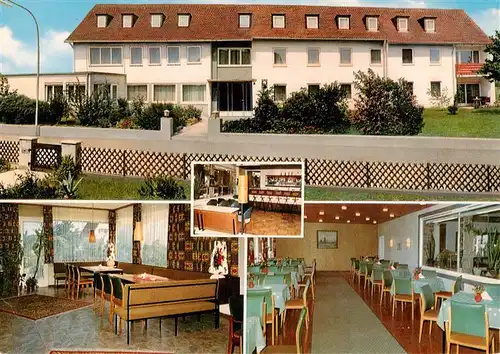 AK / Ansichtskarte  Neustadt_Aisch Hotel Roemerhof Gastraeume Bar Neustadt_Aisch