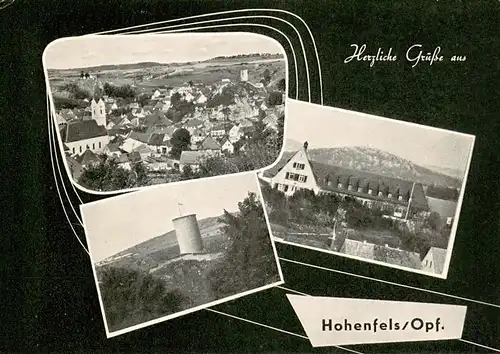 AK / Ansichtskarte  Hohenfels_Oberpfalz Panorama Turm Panorama Hohenfels Oberpfalz