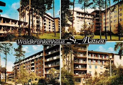 AK / Ansichtskarte 73883238 Erlangen Waldkrankenhaus St Marien Details Erlangen