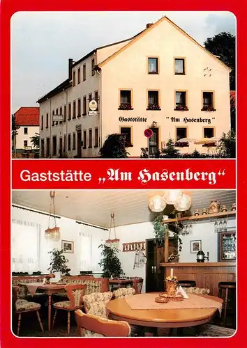 AK / Ansichtskarte  Gnaschwitz Gaststaette Am Hasenberg Gaststube Gnaschwitz