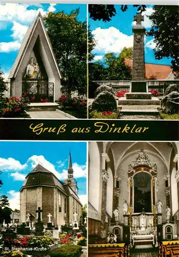 AK / Ansichtskarte  Dinklar_Hildesheim St Stephanuskirche Inneres Marienbild Monument Dinklar_Hildesheim