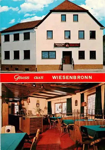 AK / Ansichtskarte  Wiesenbronn Gasthof Pension zum schwarzen Adler Wiesenbronn