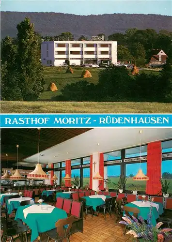 AK / Ansichtskarte 73883288 Ruedenhausen Hotel Rasthof Moritz Gastraum Ruedenhausen