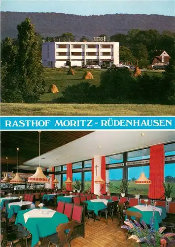 AK / Ansichtskarte  Ruedenhausen Hotel Rasthof Moritz Gastraum Ruedenhausen