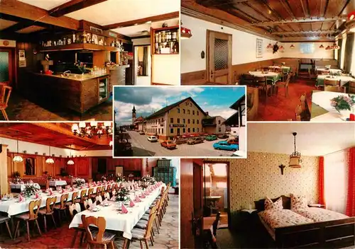 AK / Ansichtskarte 73883289 Altfraunhofen Gasthof Obermaier Vilserwirt Gatraeume Bar Zimmer Altfraunhofen