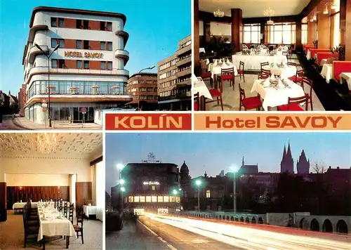 AK / Ansichtskarte 73883371 Kolin_nad_Labem_Koeln_Elbe_CZ Hotel Savoy Gastraeume Panorama 