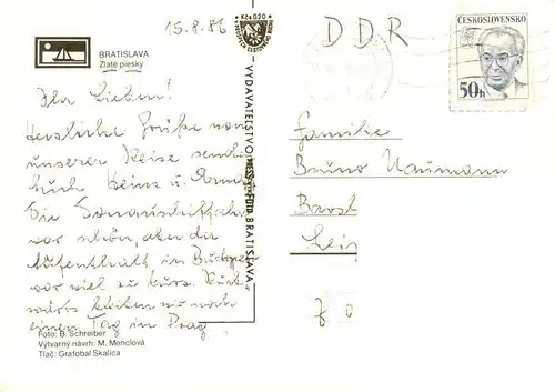 AK / Ansichtskarte 73883391 Bratislava_Pressburg_Pozsony Zlate piesky Teilansichten 