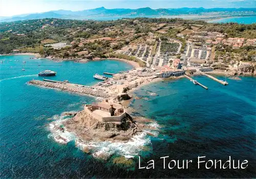 AK / Ansichtskarte  Presqu_Ile-de-Giens_83_Var La Tour Fondue Vue aerienne 