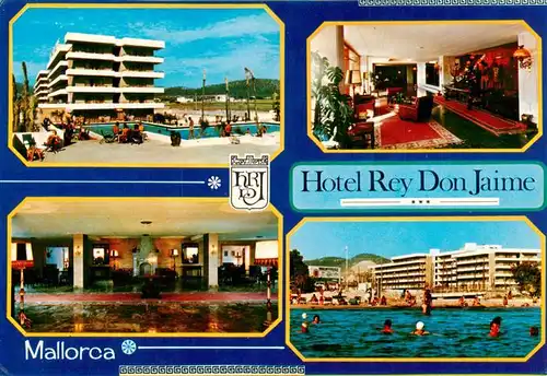 AK / Ansichtskarte  Santa_Ponsa_Mallorca_ES Hotel Rey Don Jaime Foyer Pool Strandbad 