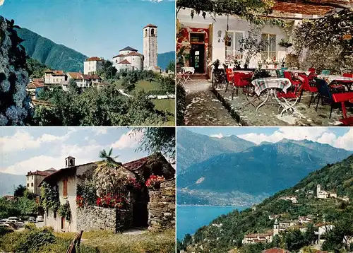 AK / Ansichtskarte  St_Abbondio_TI Restaurant Pension Bellavista Lago Maggiore 