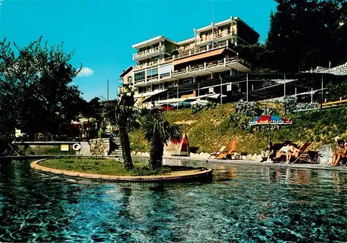 AK / Ansichtskarte  Aldesago_TI Hotel Colibri Schwimmbad 