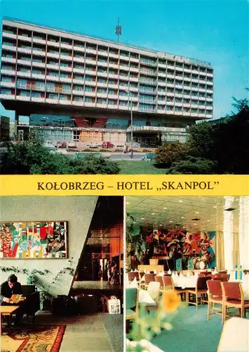 AK / Ansichtskarte 73883488 Kolobrzeg_Kolberg_Ostseebad_PL Hotel Skanpol Gastraeume 