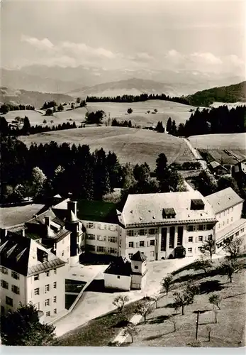 AK / Ansichtskarte 73883506 Scheidegg_Allgaeu Kinderklinik Prinzregent Luitpold Bergblick auf Bregenzerwald Scheidegg Allgaeu