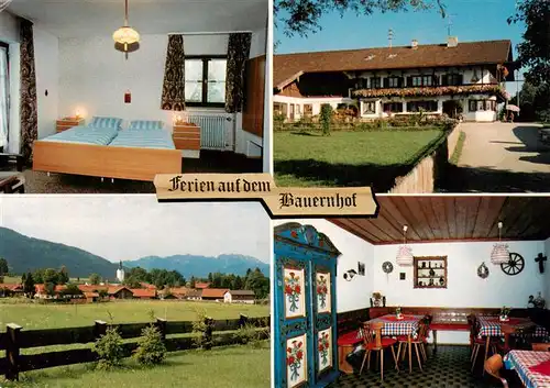AK / Ansichtskarte 73883515 Reichersbeuern Ferien auf dem Bauernhof Gaestezimmer Gastraum Panorama Reichersbeuern