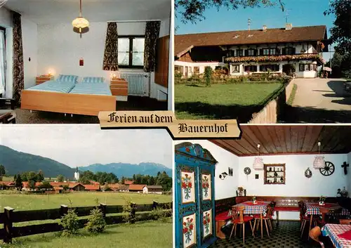 AK / Ansichtskarte  Reichersbeuern Ferien auf dem Bauernhof Gaestezimmer Gastraum Panorama Reichersbeuern