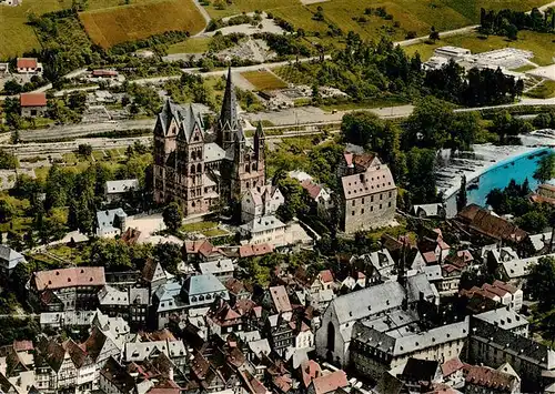 AK / Ansichtskarte  Limburg__Lahn Fliegeraufnahme mit Dom 