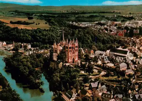 AK / Ansichtskarte  Limburg__Lahn Fliegeraufnahme mit Dom 