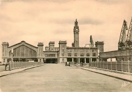 AK / Ansichtskarte  Cherbourg_50_Manche La Nouvelle Gare Maritime Facade Sud 