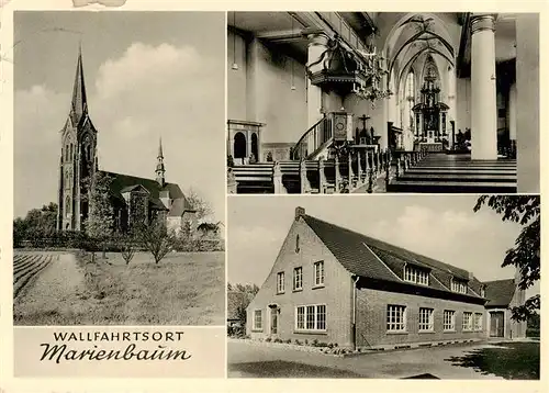 AK / Ansichtskarte  Marienbaum Wallfahrtskirche Inneres Pfarrhaus Marienbaum