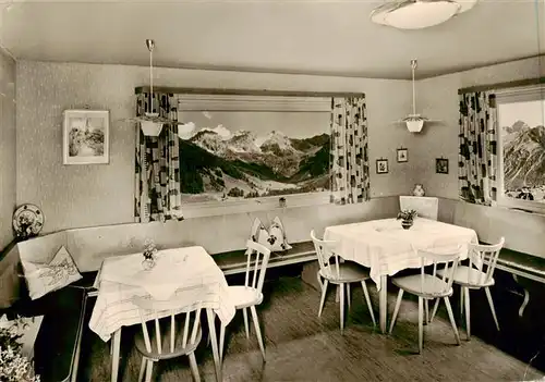 AK / Ansichtskarte 73883599 Mittelberg_Kleinwalsertal_AT Gaestehaus Alpenblick Gaststube 