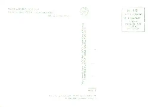 AK / Ansichtskarte  Szklarska_Poreba_Schreiberhau_Riesengebirge_PL Schronisko PTTK Kochanowka 