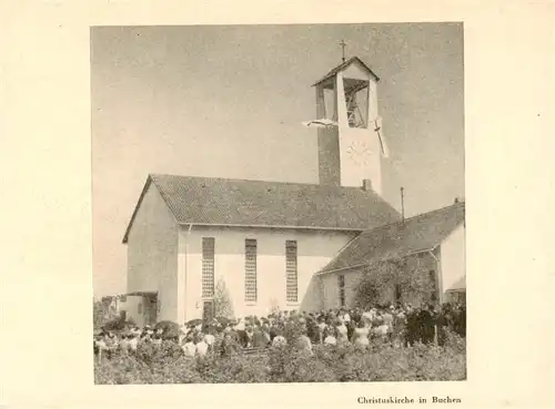 AK / Ansichtskarte  Buchen_Odenwald Christuskirche Buchen Odenwald